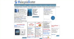 Desktop Screenshot of malaysiahoster.com