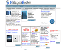 Tablet Screenshot of malaysiahoster.com